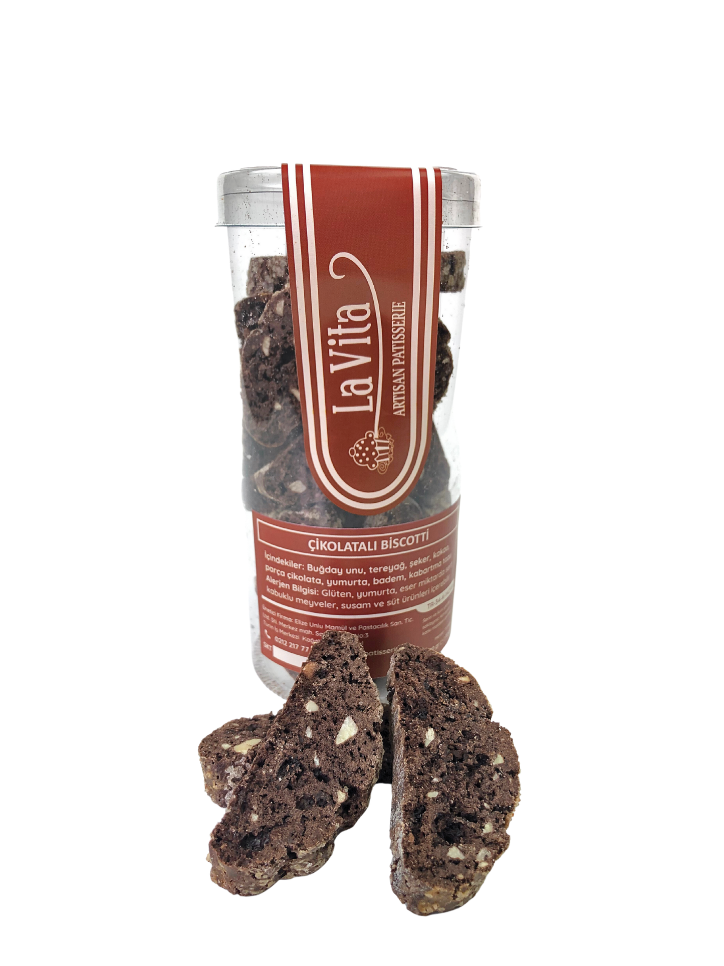 Çikolatalı Fındıklı Biscotti