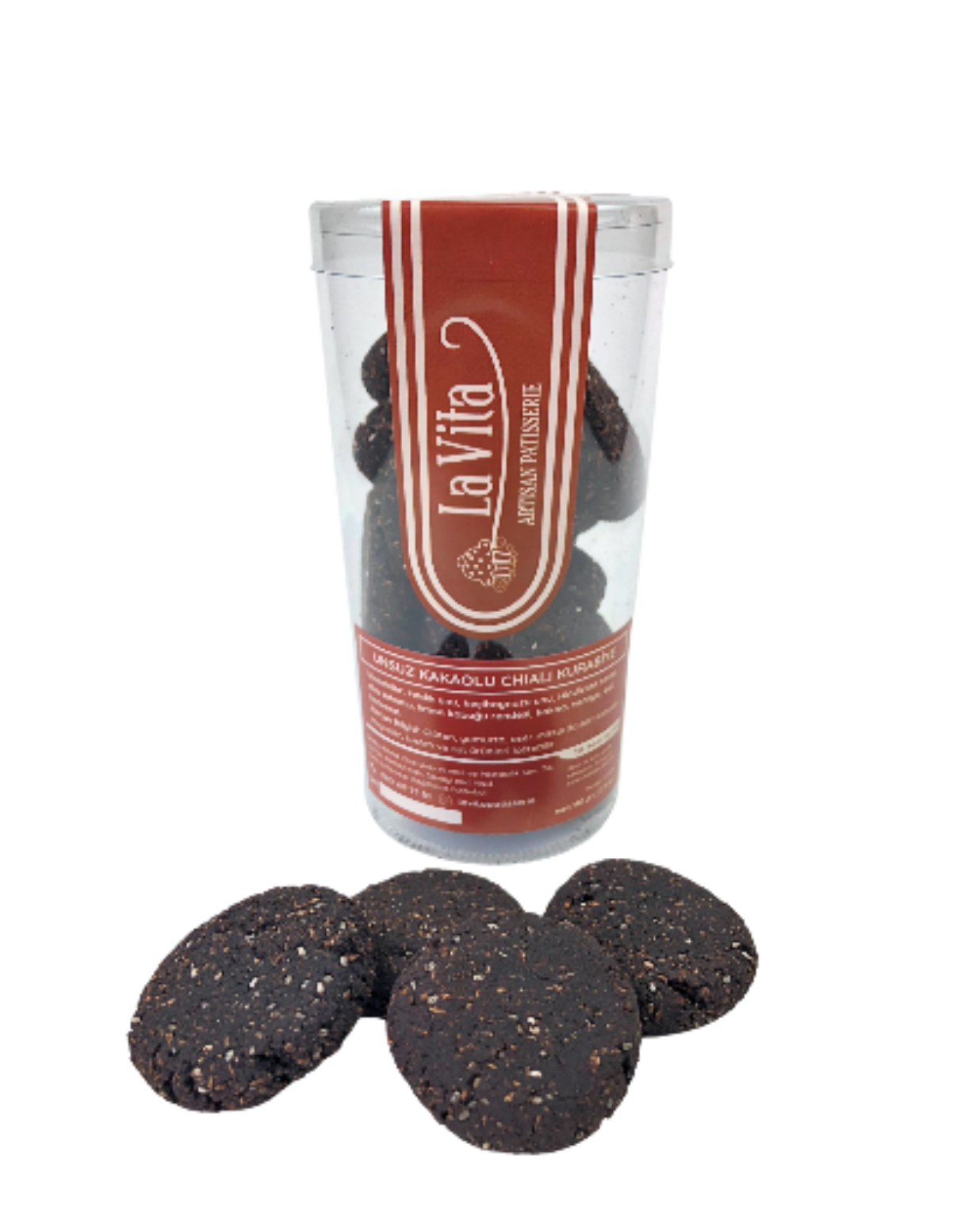 Glutensiz Kakaolu Chialı Kurabiye